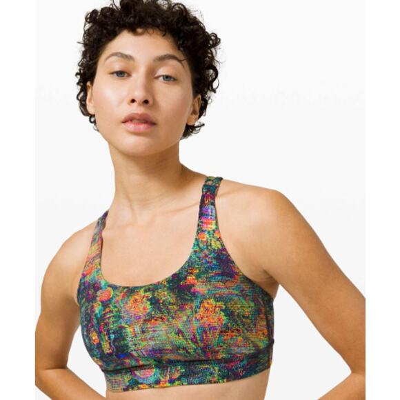 Lululemon Energy Bra in Glitch Tapestry Starlight Multi - Picture 1 of 7